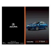 Acura TSX Sport Wagon 2012 Wagon manual cover