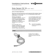 Viessmann Solar Sensor CS 10 Accessory manual cover