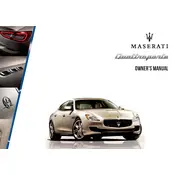 Maserati Quattroporte 2015 Sedan manual cover