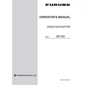 Furuno GP-170 Navigator manual cover