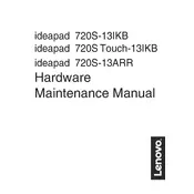 Lenovo IdeaPad 720S Touch-13IKB Laptop manual cover