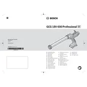 Bosch 0 601 9C4 001 Gun manual cover