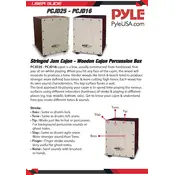 Pyle PCJD16 Percussion Box manual cover