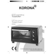 Korona 57510 Oven manual cover