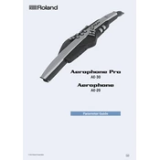 Roland Aerophone Pro AE-20 manual cover