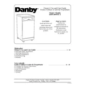 Danby DDW1899WP-1 Dishwasher manual cover