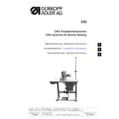 Dürkopp Adler 530 Sewing Machine manual cover