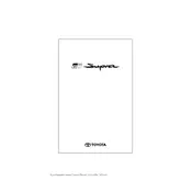 Toyota GR Supra Navigation 2022 Sports Car manual cover