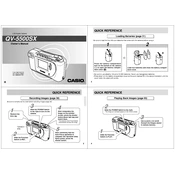 Casio QV5500SX Camera manual cover