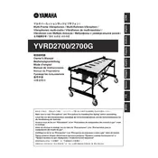 Yamaha YVRD2700 Percussion manual cover