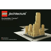 LEGO Rockefeller Plaza 21007 Construction Set manual cover