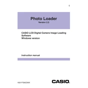 Casio Photo Loader Ver.2.3 Software manual cover