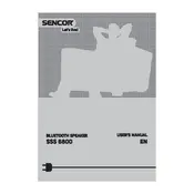 Sencor SSS 6800 Speaker manual cover