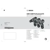 Bosch 0 601 9H8 001 Drill manual cover