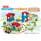 Fisher Price Mattel Wonder Makers Ride Schoolyard GGV82 Toy manual cover