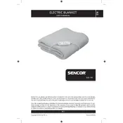 Sencor SUB 190 Electric Blanket manual cover