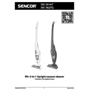 Sencor SVC 7814VT Vacuum Cleaner manual cover