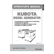 Kubota KJ-S150VX Generator manual cover