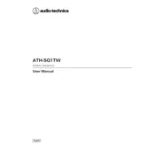 Audio-Technica ATH-SQ1TW Headphones manual cover