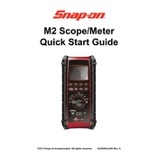 Snap-on M2 Scope Meter Meter manual cover