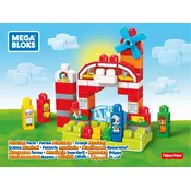 Mega Bloks Mattel Musical Farm GCT50 Construction Set manual cover