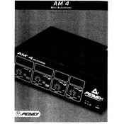 Peavey AM 4 Mini Automixer Mixer manual cover