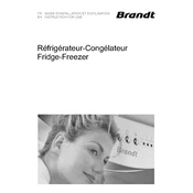 Brandt SF2350SK Refrigerator manual cover