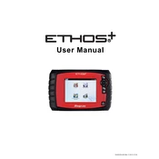 Snap-on Ethos Plus Scanner manual cover