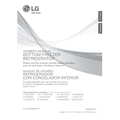 LG LFDS22520S Refrigerator manual cover