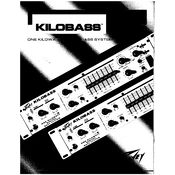 Peavey Kilobass Amplifier manual cover