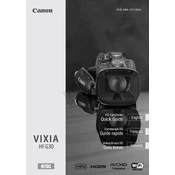 Canon VIXIA HF G30 manual cover