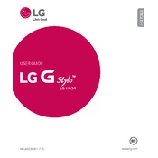 LG G Stylo LG-H634 H634 Phone manual cover