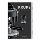 Krups SoloSteam XP1050 Coffee Machine manual cover