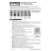 Sealey SM2503A Lathe manual cover