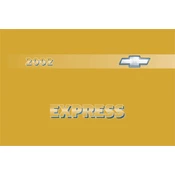 Chevrolet Express 2002 manual cover