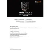 be quiet! Pure Rock 2 150W TDP Cooler manual cover