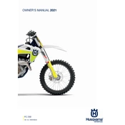 Husqvarna FC 250 2021 Motorcycle manual cover