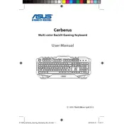 ASUS Cerberus Arctic Keyboard manual cover