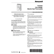 Honeywell T410A Thermostat manual cover