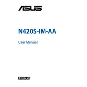 ASUS N420S-IM-AA Computer manual cover