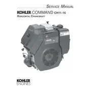 Kohler CH11 Crankshaft manual cover