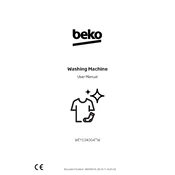 Beko WEY104064TW manual cover