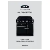 AGA Masterchef XL 90 Induction Cooker manual cover