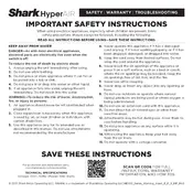 Shark HyperAir HD100 Blow Dryer manual cover