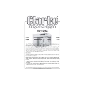 Clarke 7710150 CS200K Strong-Arm Key manual cover