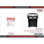 Pyle PWMABT550BK Speaker manual cover