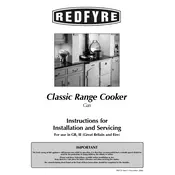 AGA Redfyre Classic Range Gas Cooker manual cover