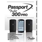 Fender Passport 300 Pro 069-4403-000 120V 60Hz Sound System manual cover