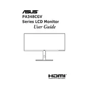 ASUS ProArt Display PA348CGV Monitor manual cover