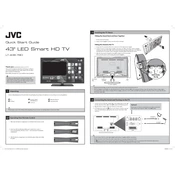 JVC LT-43K780 manual cover